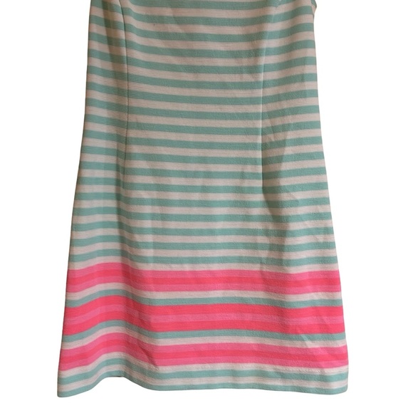 Lilly Pulitzer Lana Cap Sleeve Engineer Striped Dress Size Medium - Picture 8 of 13